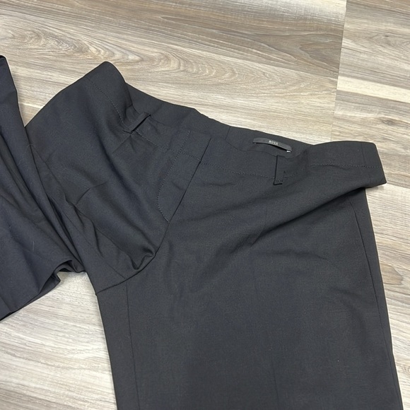 Hugo Boss black wide leg black trousers size 10 - Picture 7 of 16